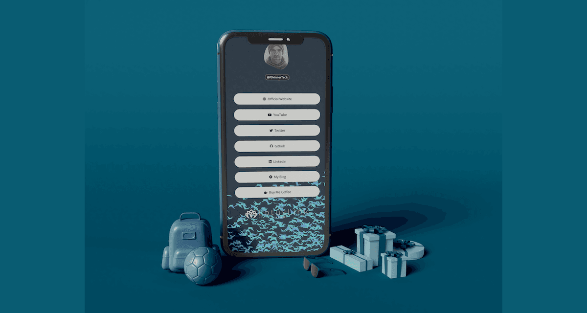 How to Create a "Badass Links Page" with 3D Motion Background Using Vanta.js